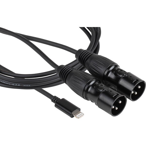 Main product image for Talent LCA-X Lightning to Stereo XLR 5ft240-899